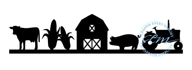 Farm Scrapbook Border