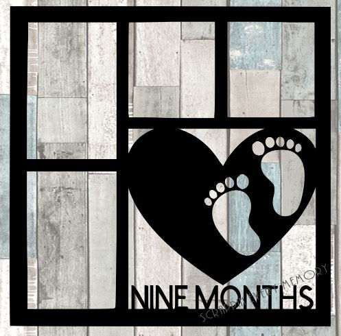 Nine Months Scrapbook Overlay