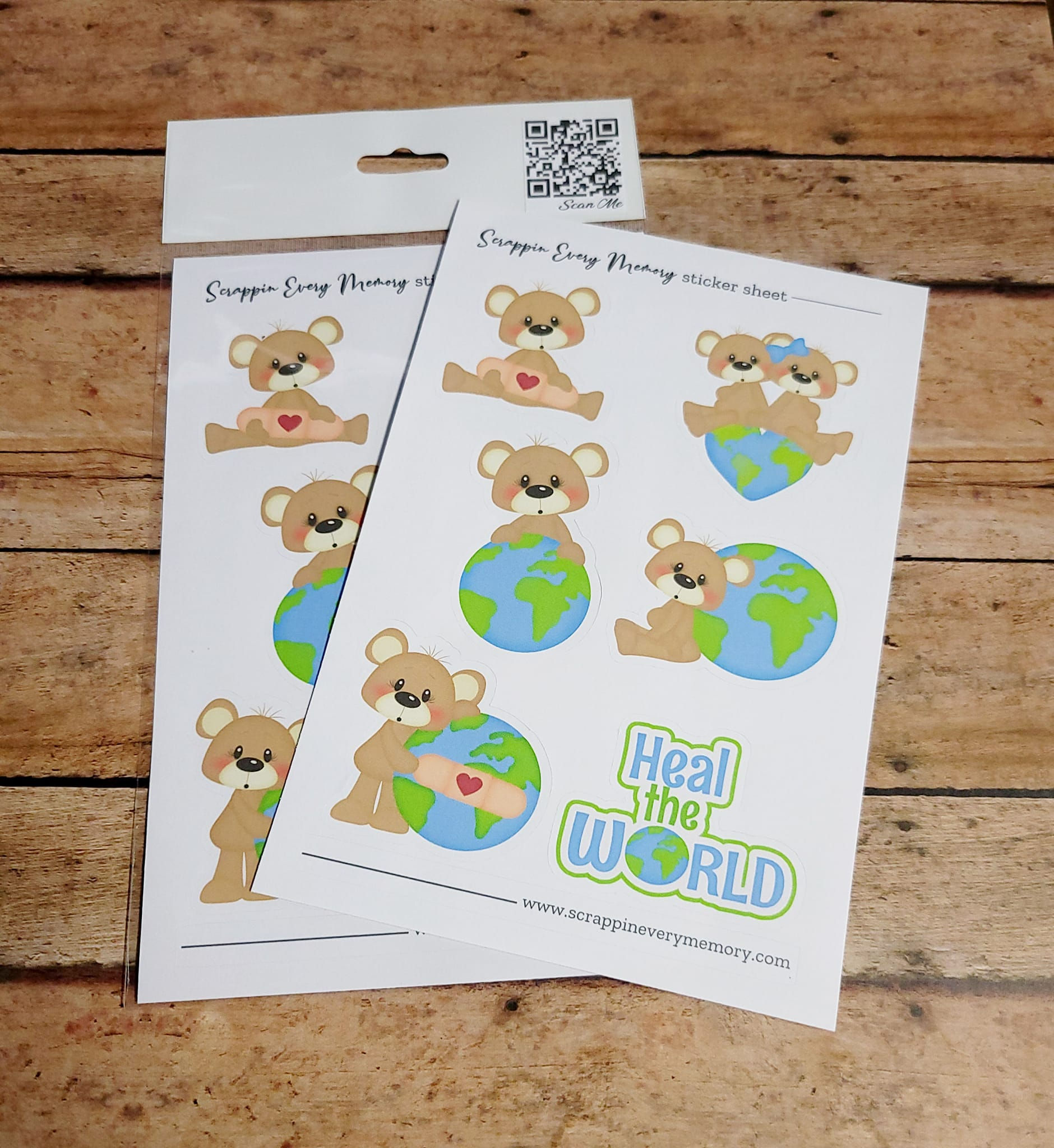 Heal The World Sticker Sheet