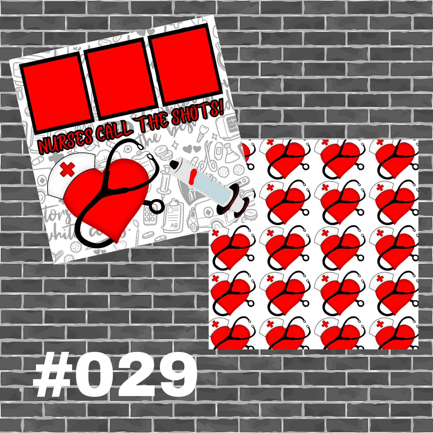 Nurses Call The Shots Premade Pages #029