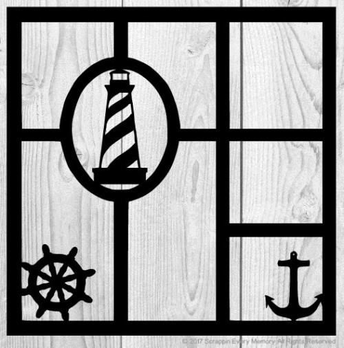 Lighthouse Scrapbook Overlay