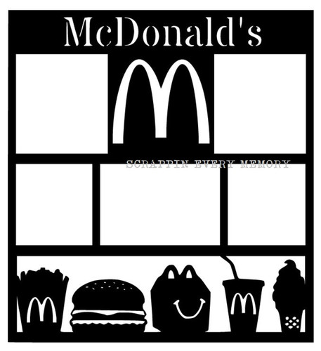 McDonald's Scrapbook Overlay | scrappineverymemory