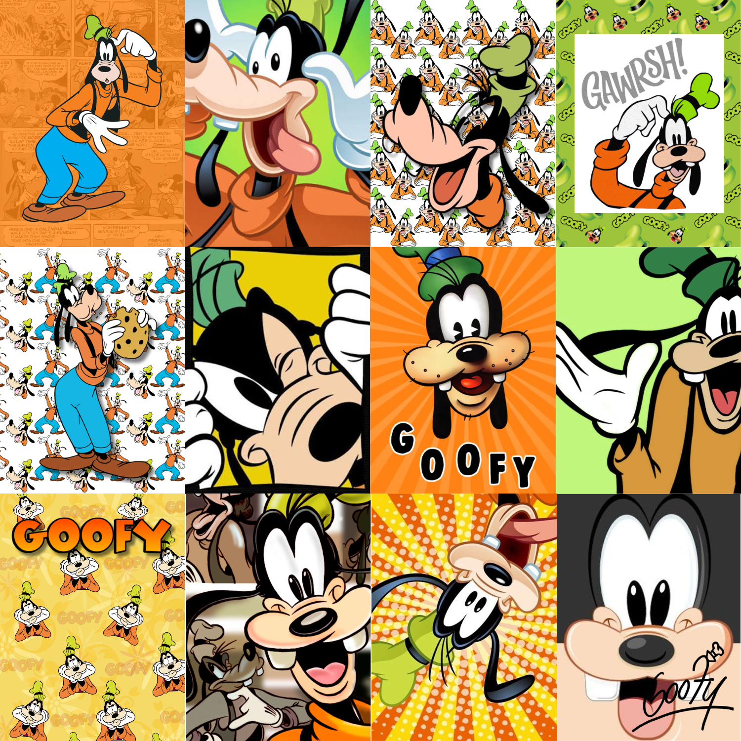 Goofy Journal Card Sheet