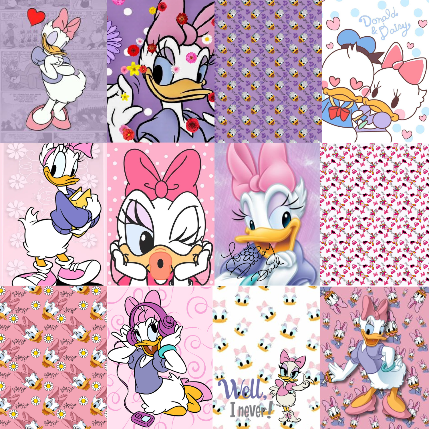 Daisy Duck Journal Card Sheet