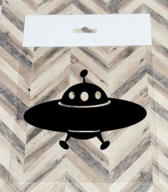 Ufo Silhouette Die Cut