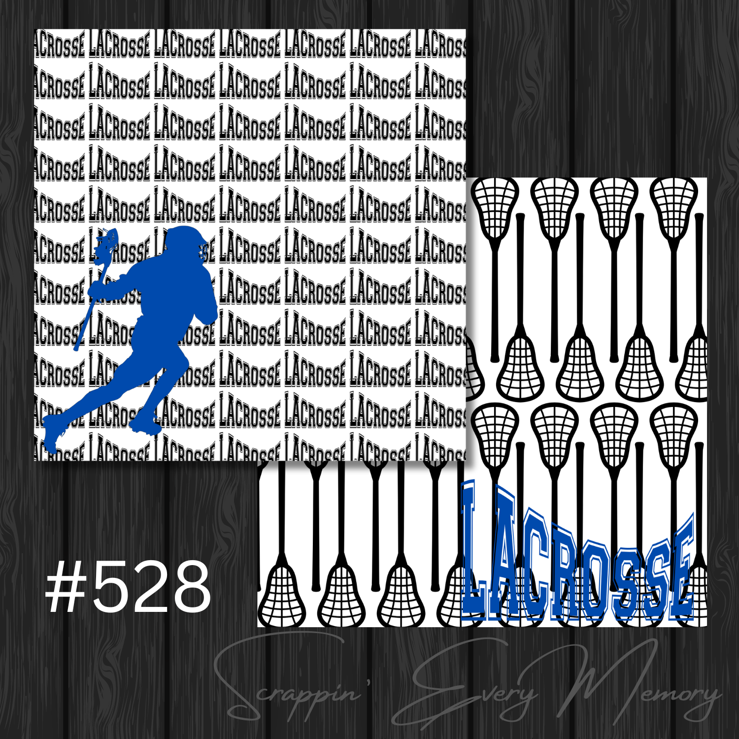 Lacrosse #528 Coordinating Scrapbook Paper Sets