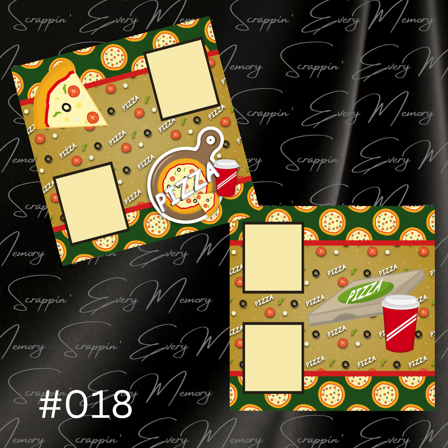 Pizza 2 Page Premades #018