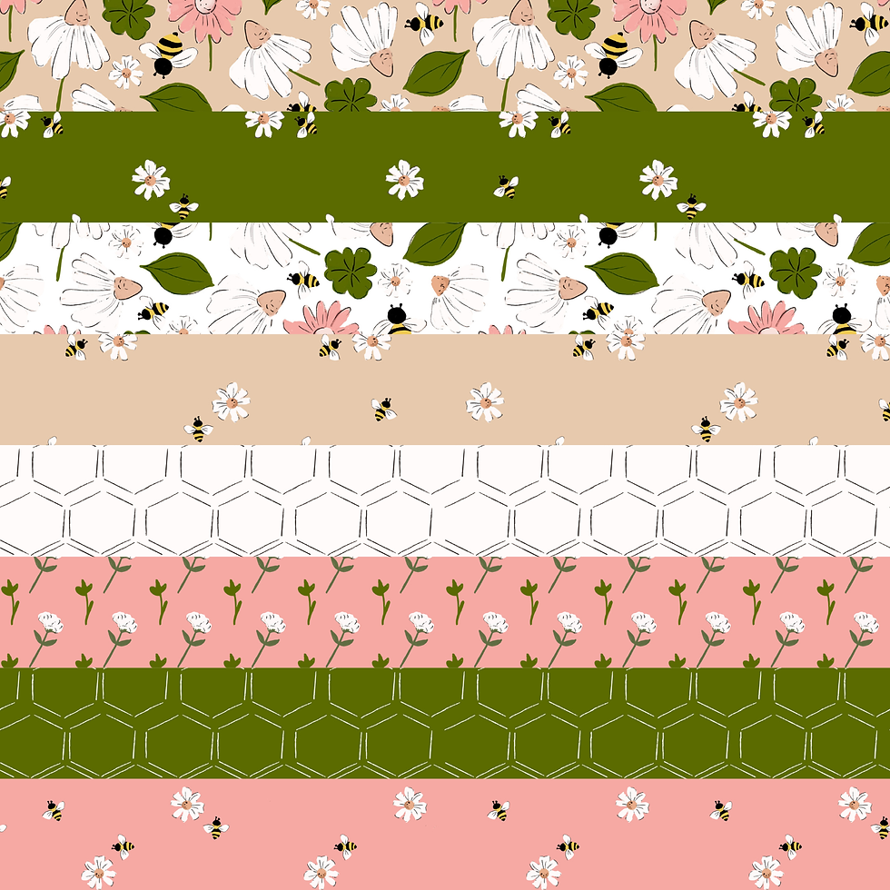 The Bees Knees Border Sheet