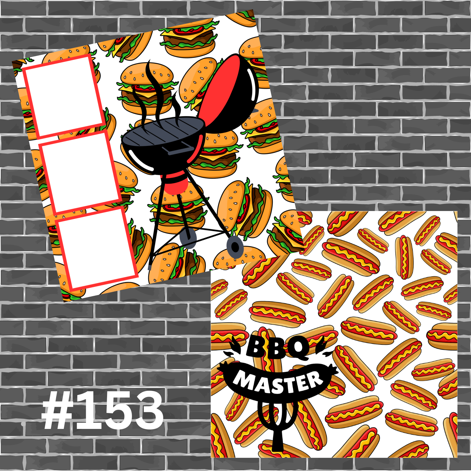 BBQ Master Premade Pages #153