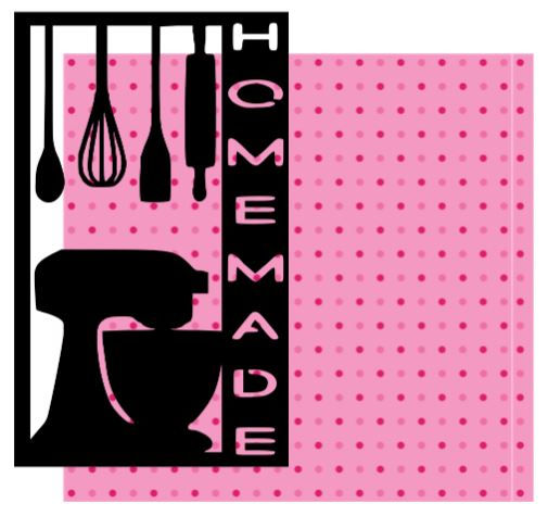 Homemade Vertical Scrapbook Title