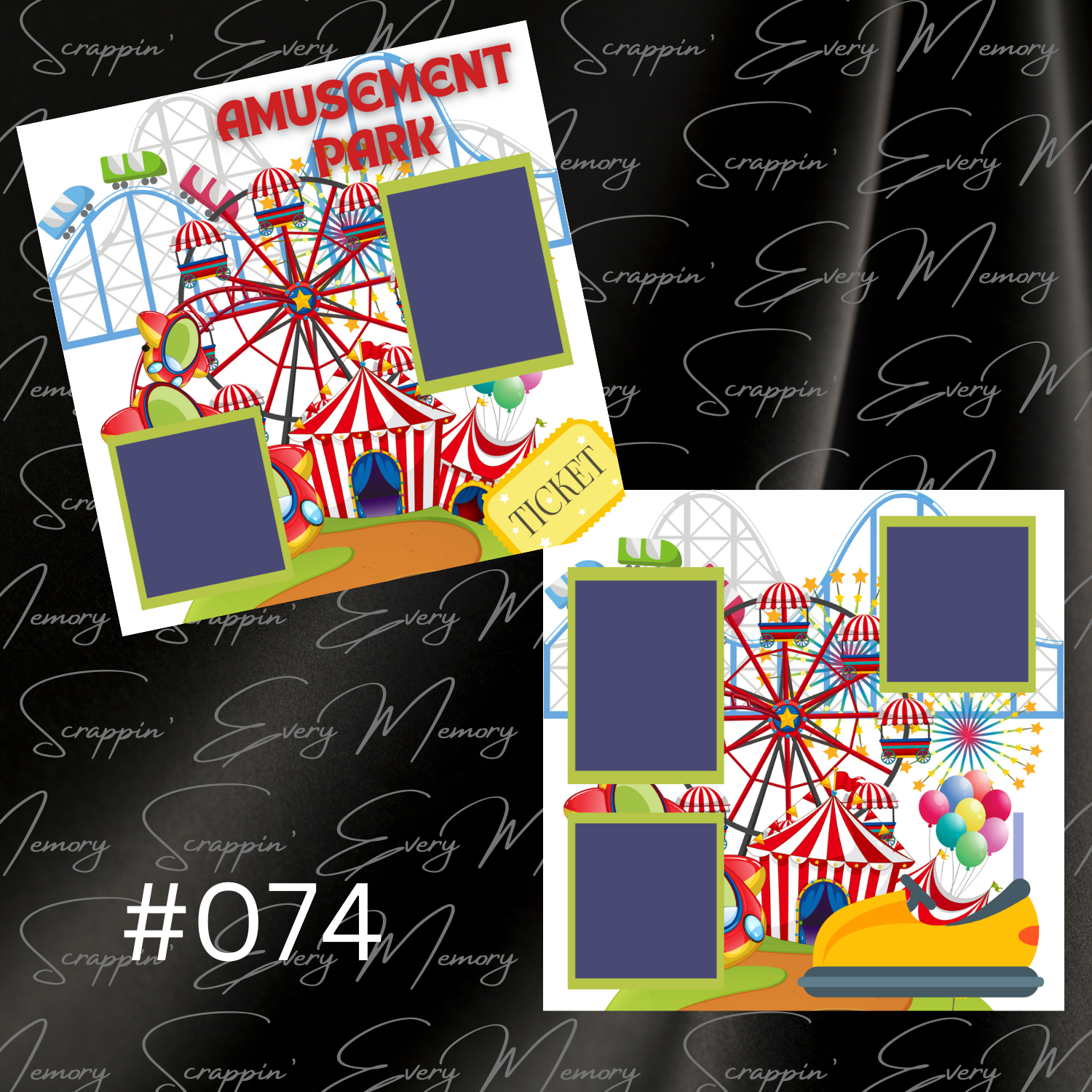 Amusement Park 2 Page Premades #074