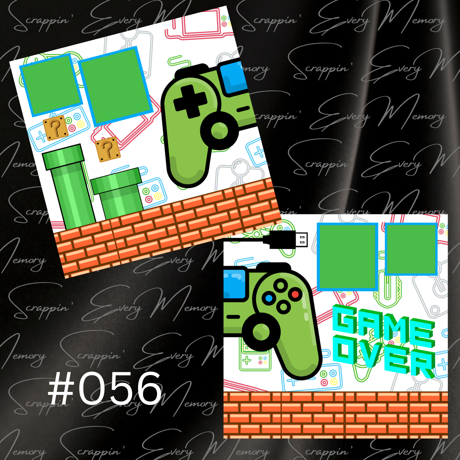 Game Over 2 Page Premades #056
