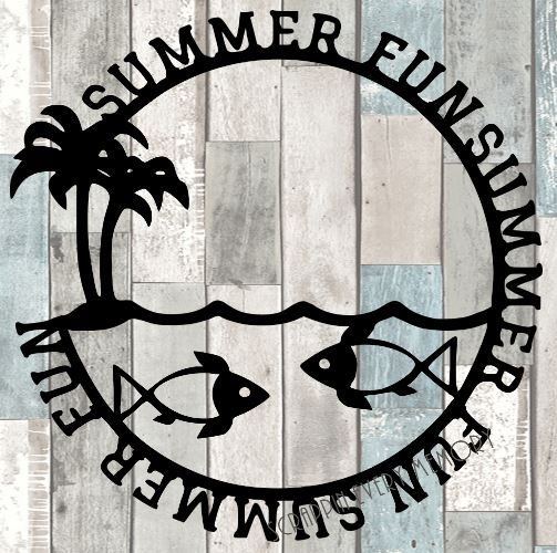 Summer Fun Scrapbook Overlay