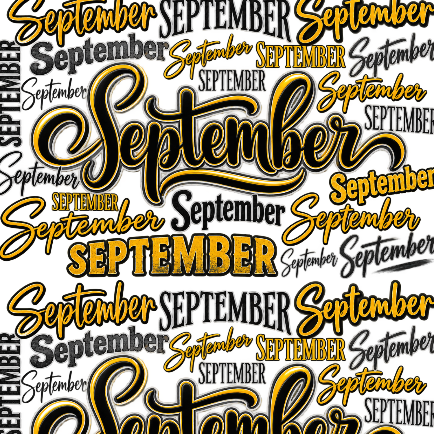 September Scrapbook Paper 12x12
