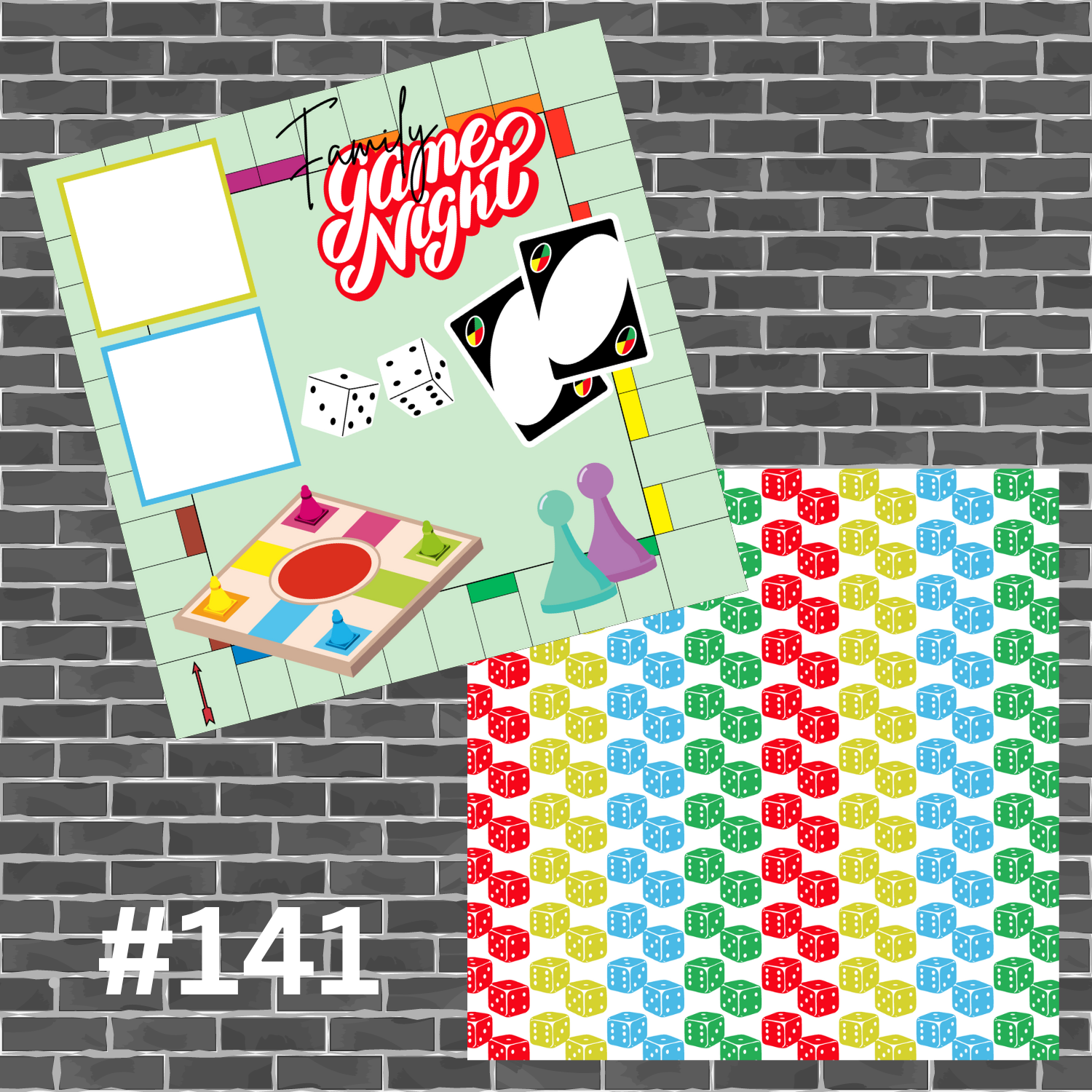 Family Game Night Premade Pages #141