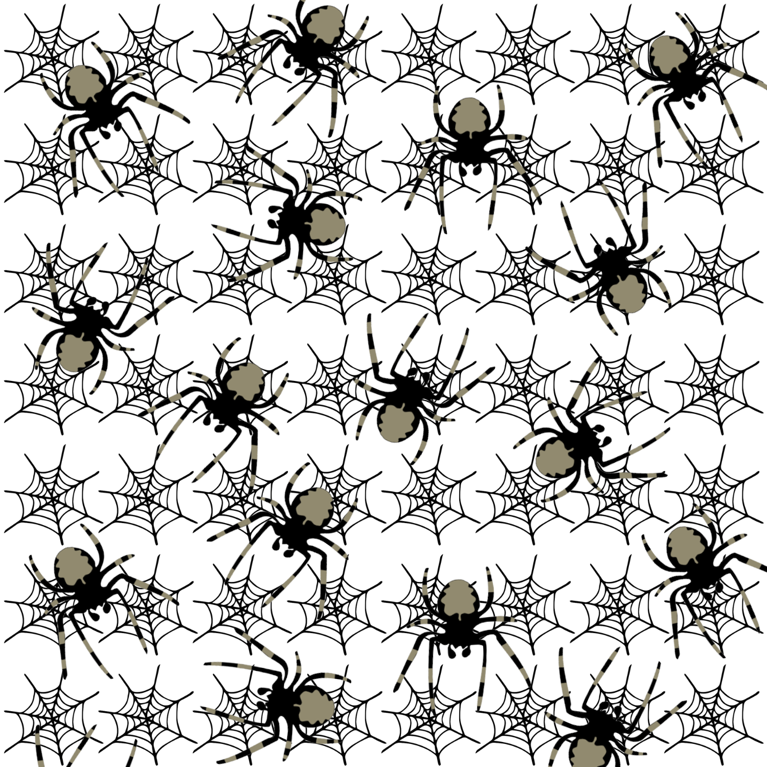 Cobwebs and Spiders Scrapbook Paper 12x12