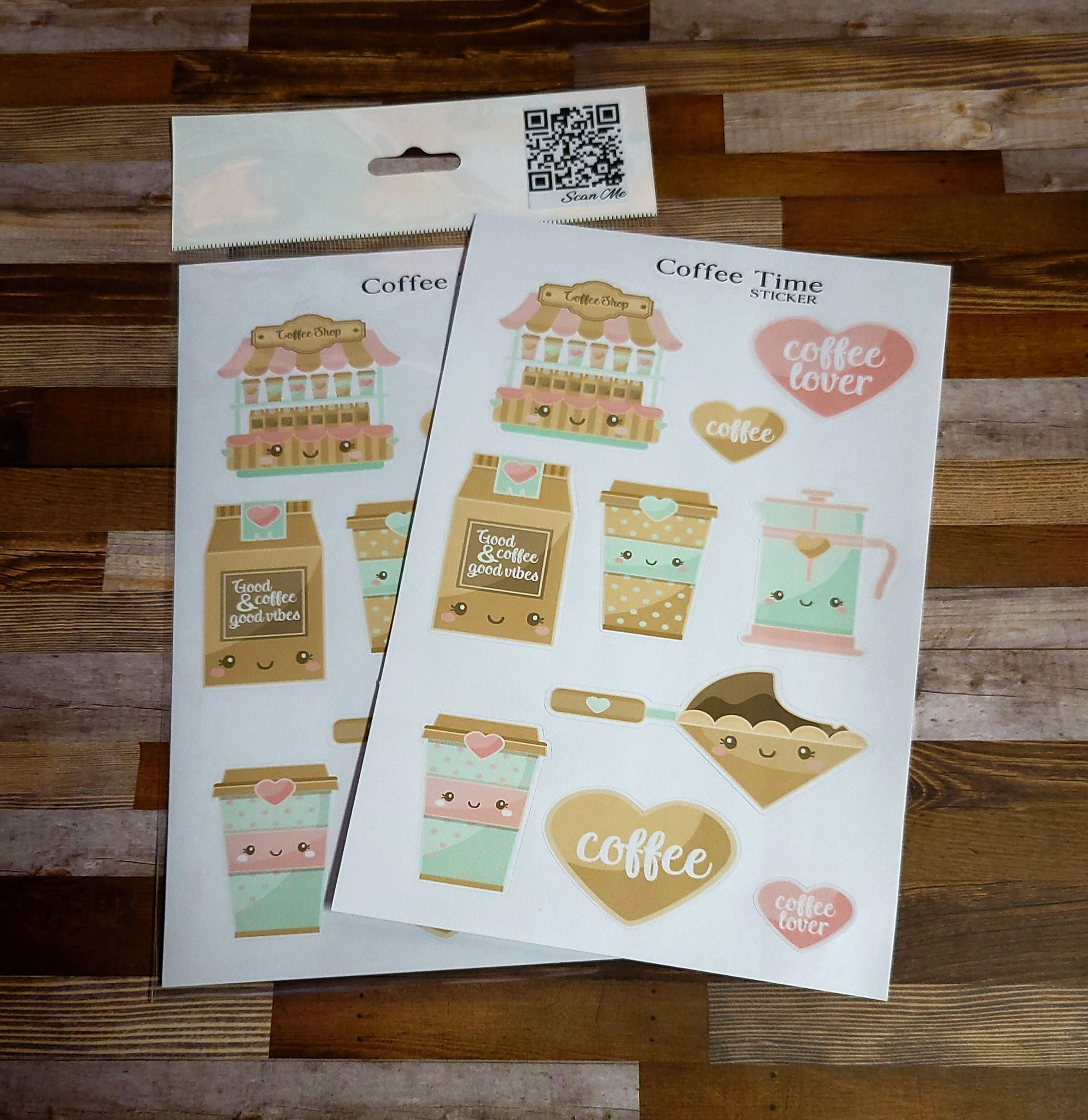 Coffee Time Sticker Sheet