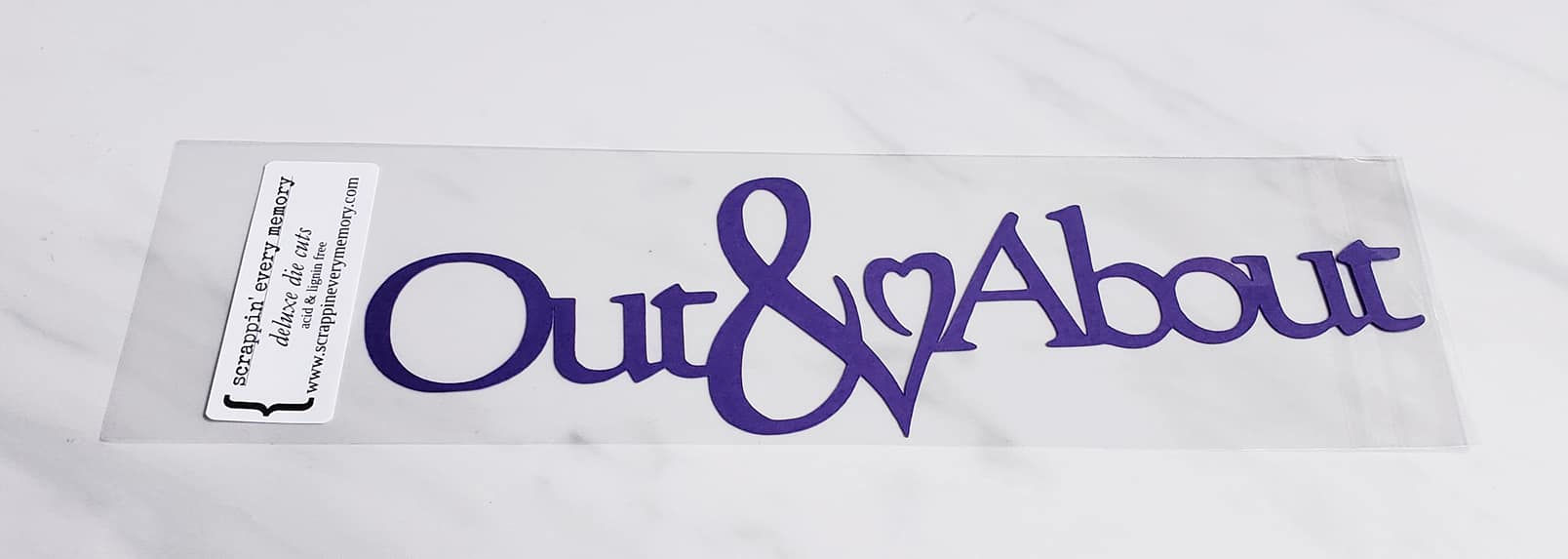 Out & About Scrapbook Deluxe Die Cut