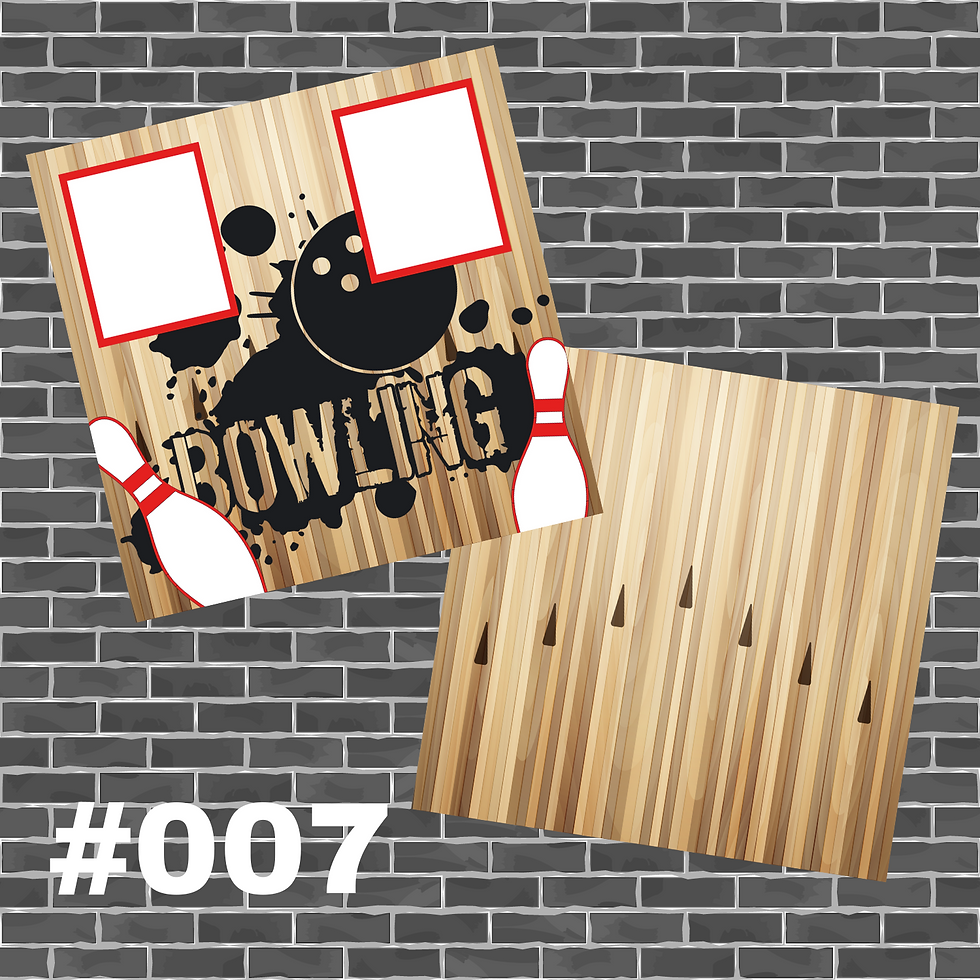 Bowling Premade Pages #007
