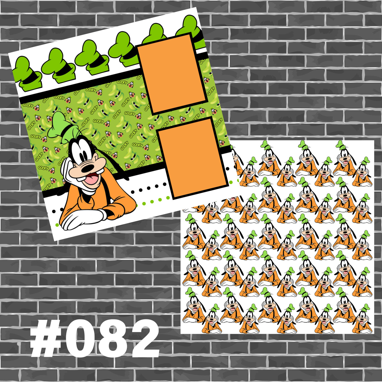 Goofy Premade Pages #082