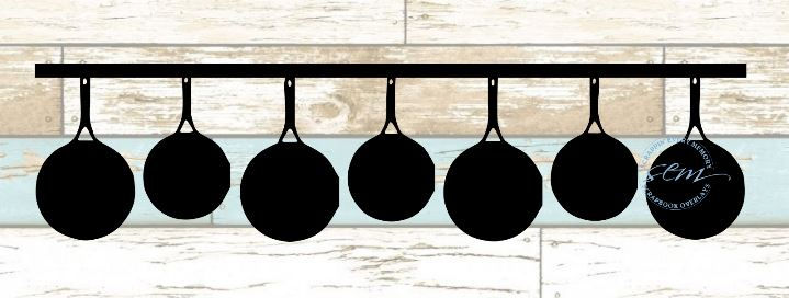 Cooking Pans Scrapbook Border