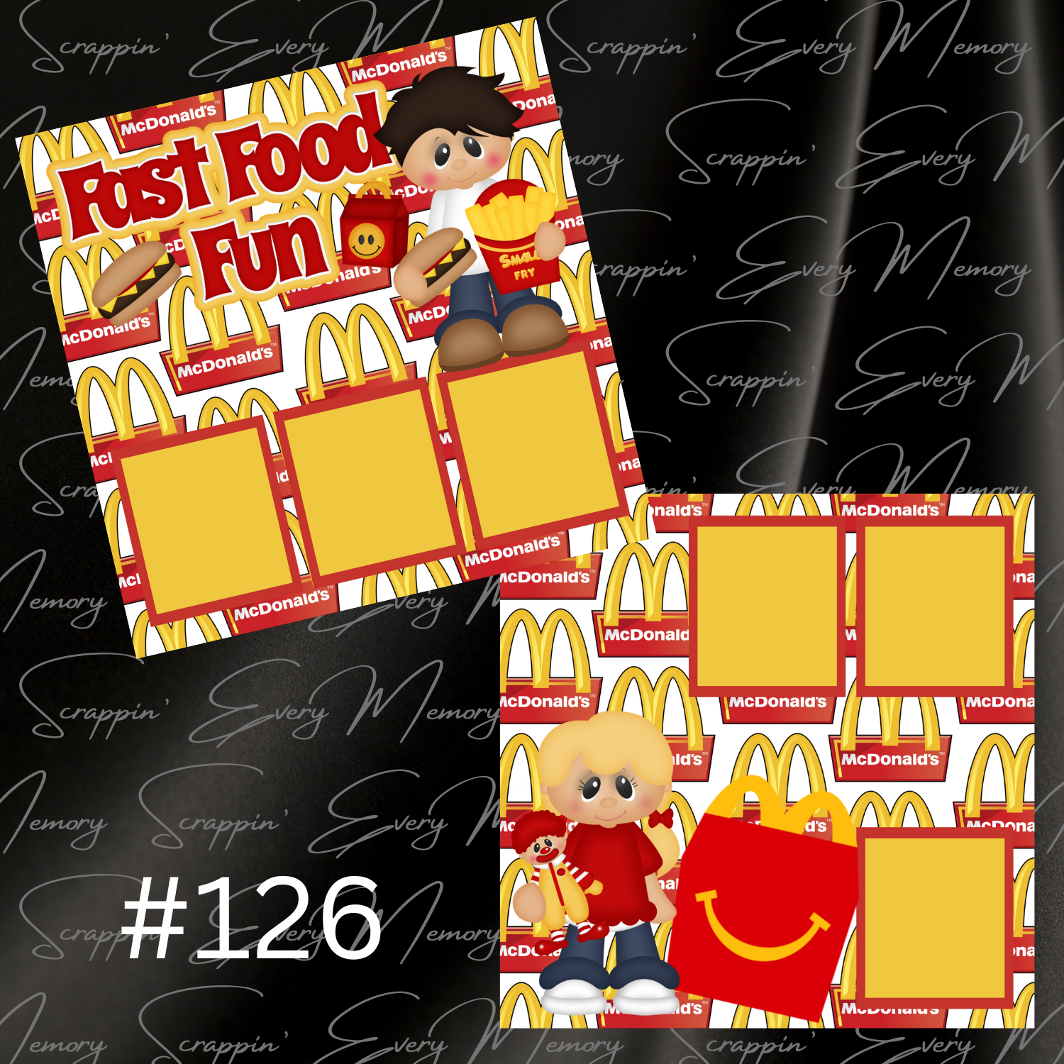 McDonald's 2 Page Premades #126