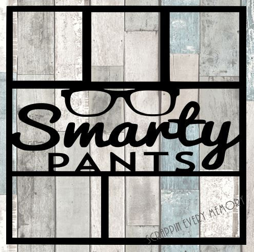 Smarty Pants Scrapbook Overlay