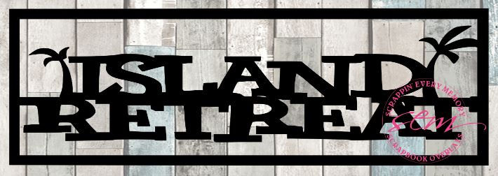 Island Retreat Scrapbook Title