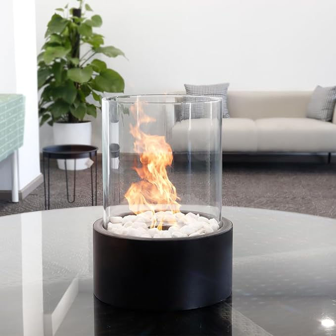 21CM CIRCLE ECO BLACK TABLETOP BURNER