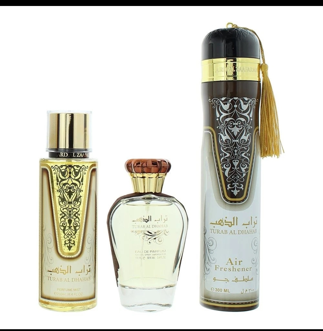 Turab Al Dhahab Gift Set by Ard Al Zaafaran – Unisex Eau de Parfum 100ml + 100ml