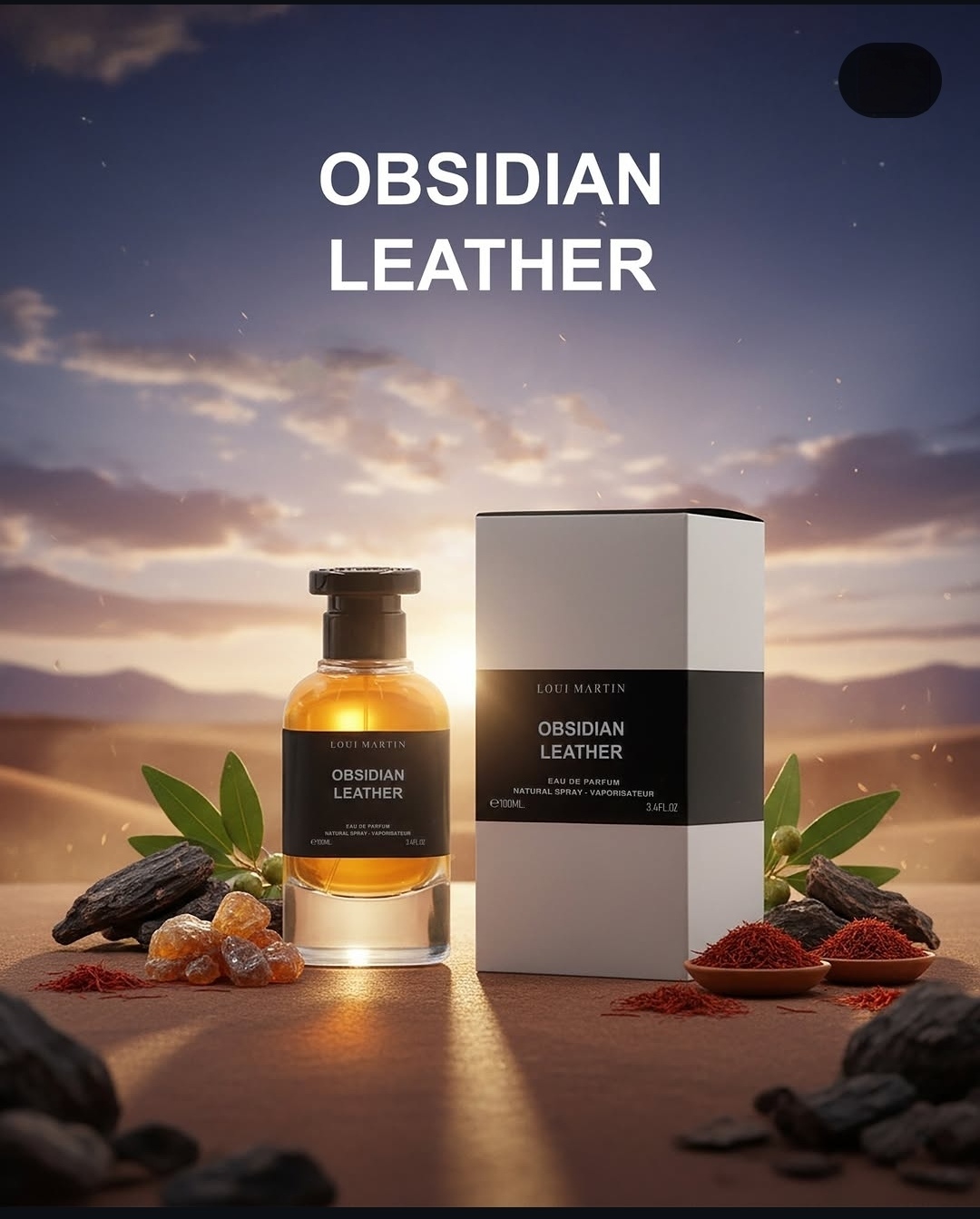 Loui Martin Obsidian Leather – Unisex Eau de Parfum 100ml