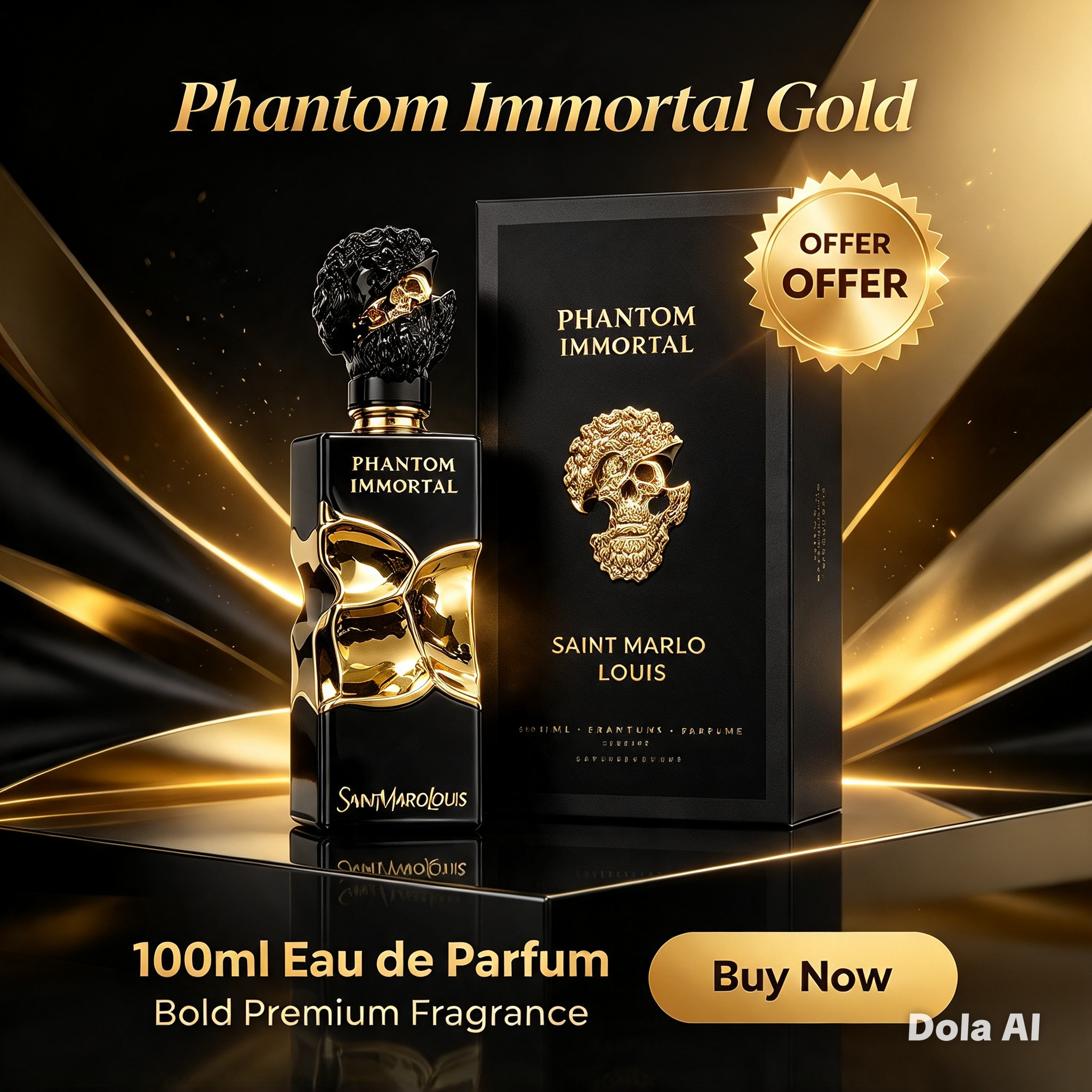 Saint Mario Louis Phantom Immortal – Unisex Eau de Parfum 100ml