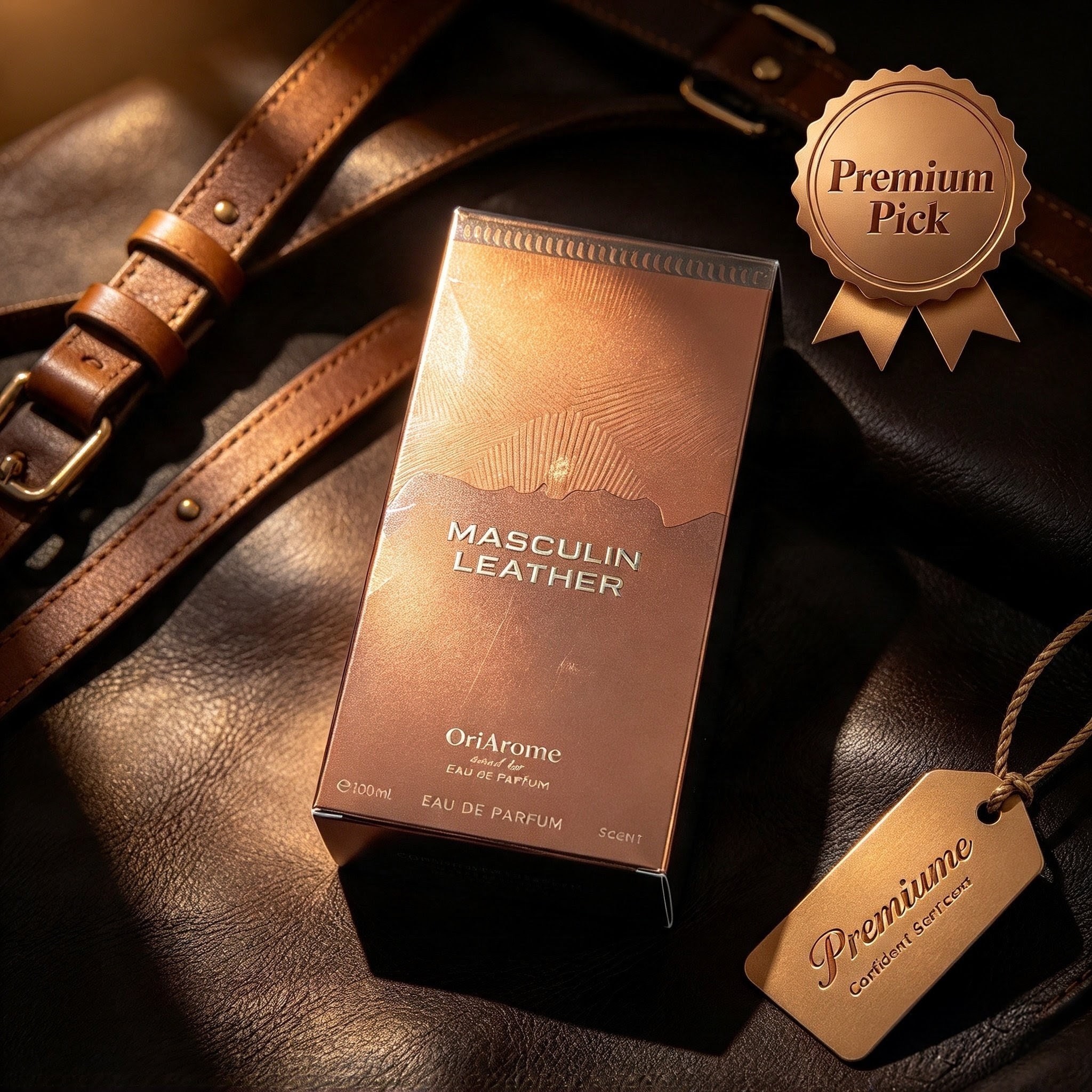 Masculine Leather by OriArome (Sheikh Saeed) – Men's Eau de Parfum 100ml