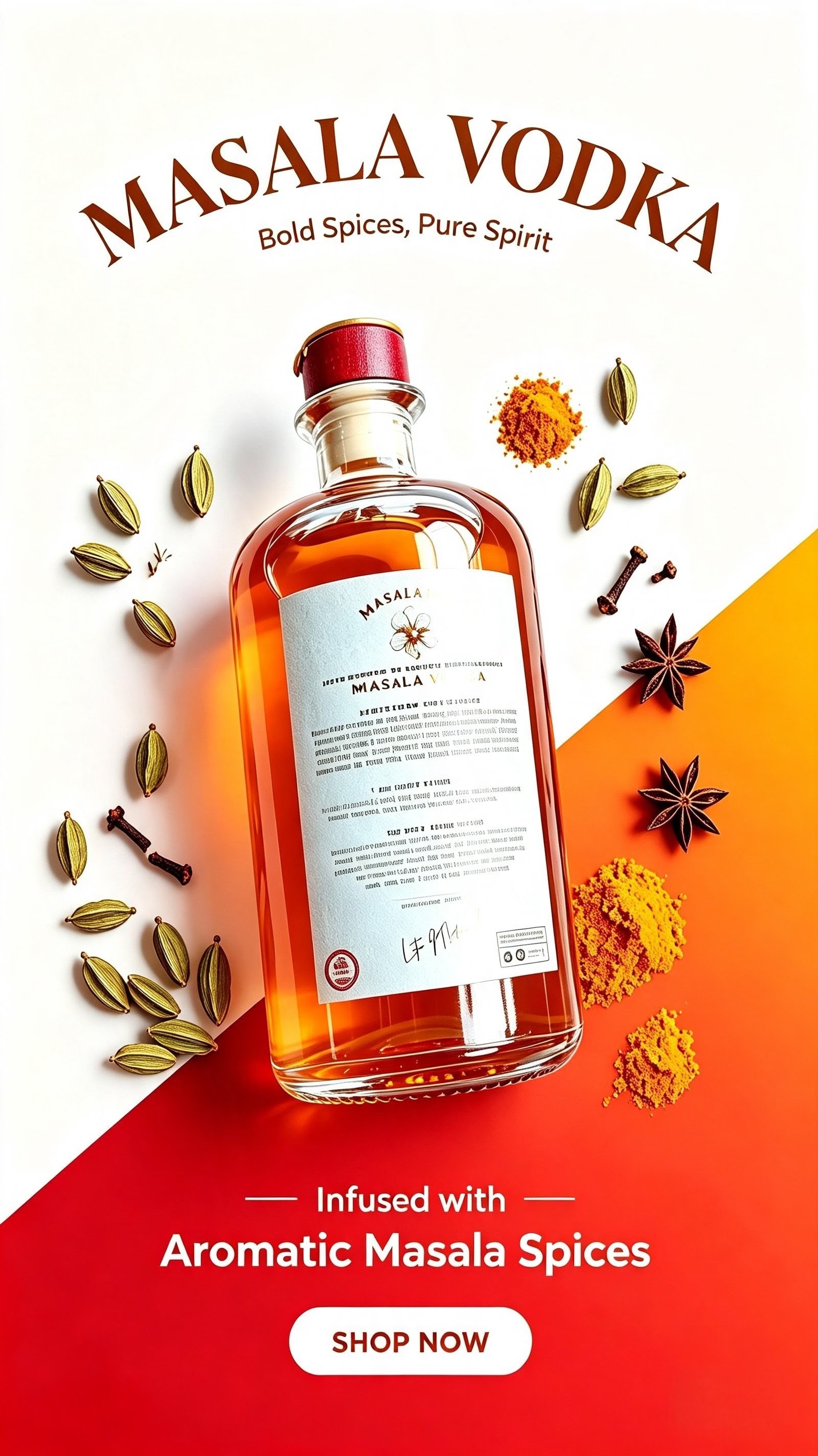 Masala Vodka – 50cl