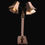 Thumbnail: Dual 60°C Hexahedral Lamp Shade Infrared Heat Lamp of One Peace Copper Color