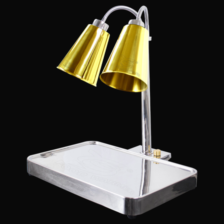 Simple but functional buffet  food serving counter. preset infrared light bulb to fit no matter hot food or cold food.