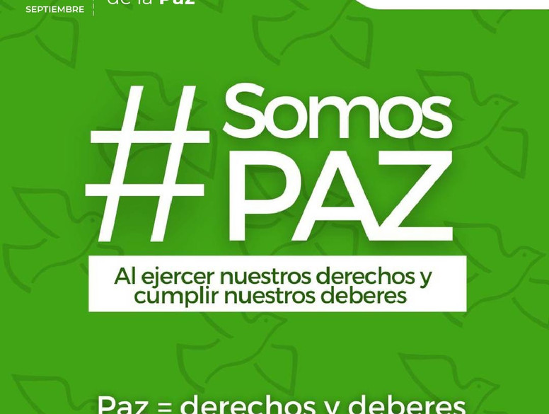 La Cruz Roja Bogotá conmemora el Día Internacional de la Paz