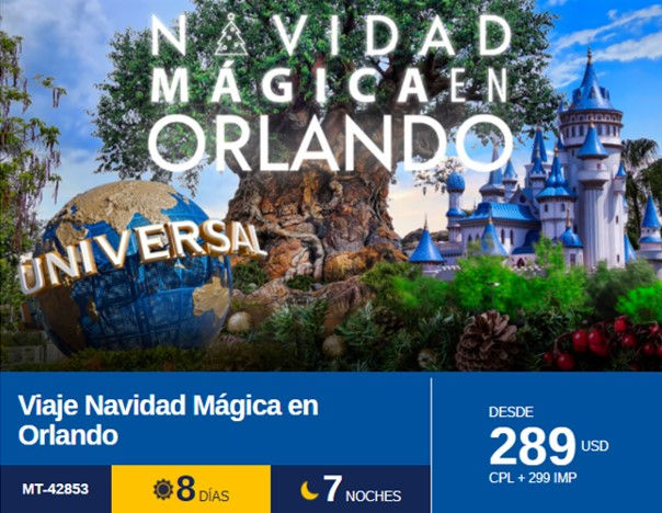 VIAJE NAVIDAD MAGICA EN ORLANDO