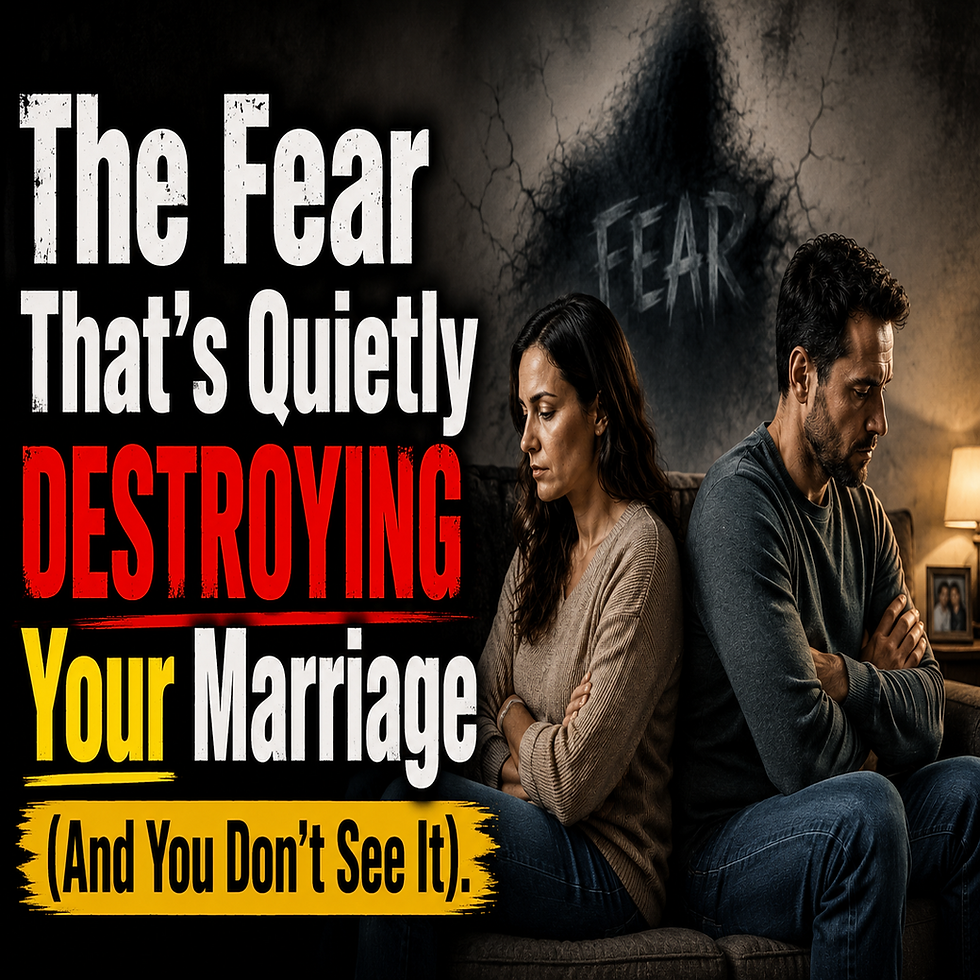 The Fear Quietly Running Your Marriage