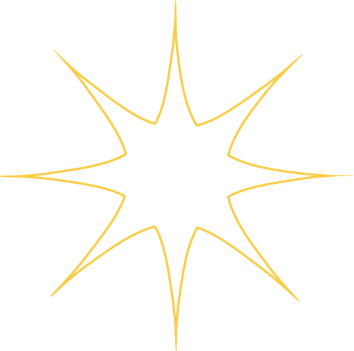 Icono de destello amarillo con los colores corporativos de Ousía	