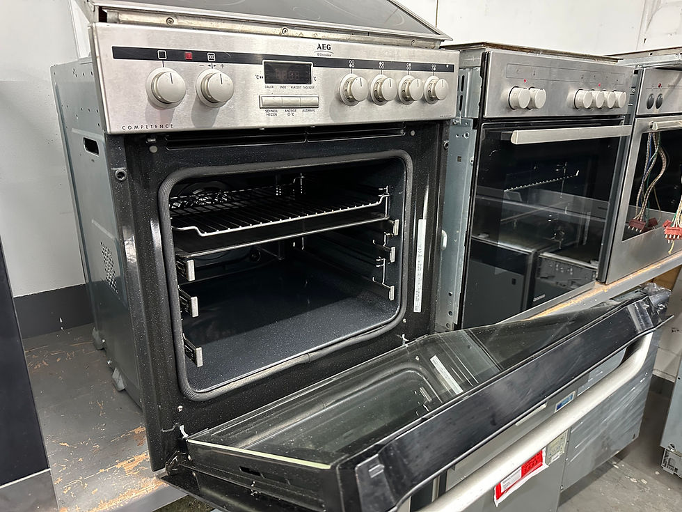 Thumbnail: AEG Competence Einbaubackofen Herd-Set | A | 90 BVT 21 AB | G832