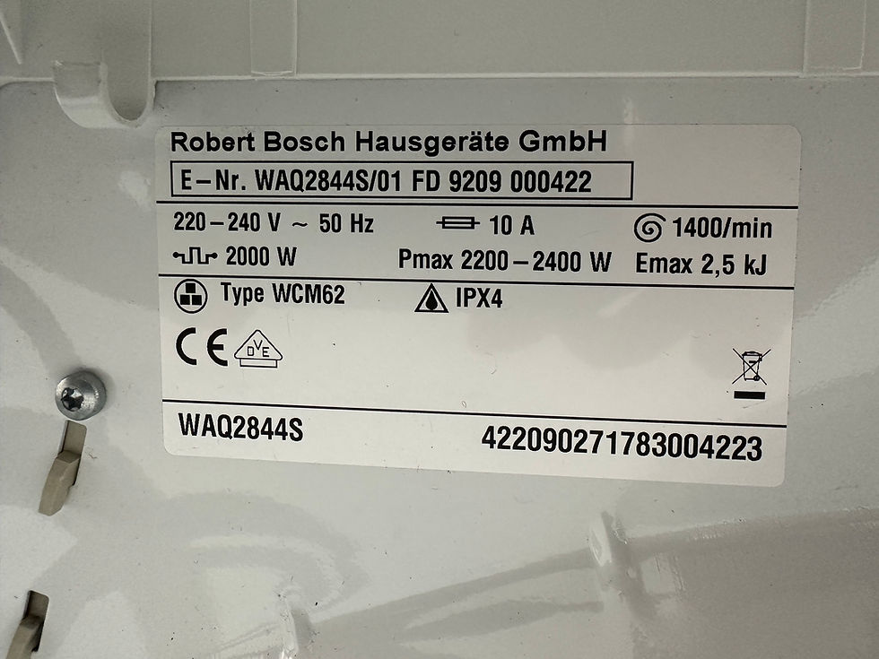 Miniaturbild: Bosch Avantixx 7 Waschmaschine | 7Kg | A+++ | WAQ2844S | G074