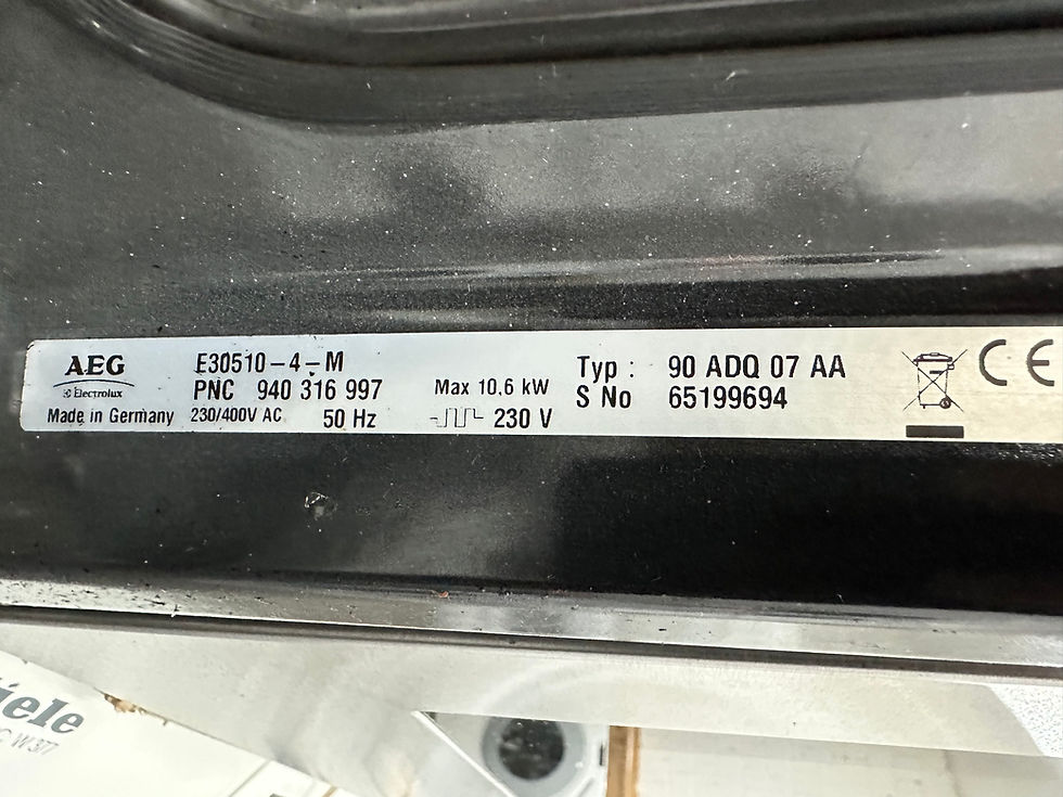 Miniaturbild: AEG Einbaubackofen Herd-Set | 90 ADQ 07 AA | G848