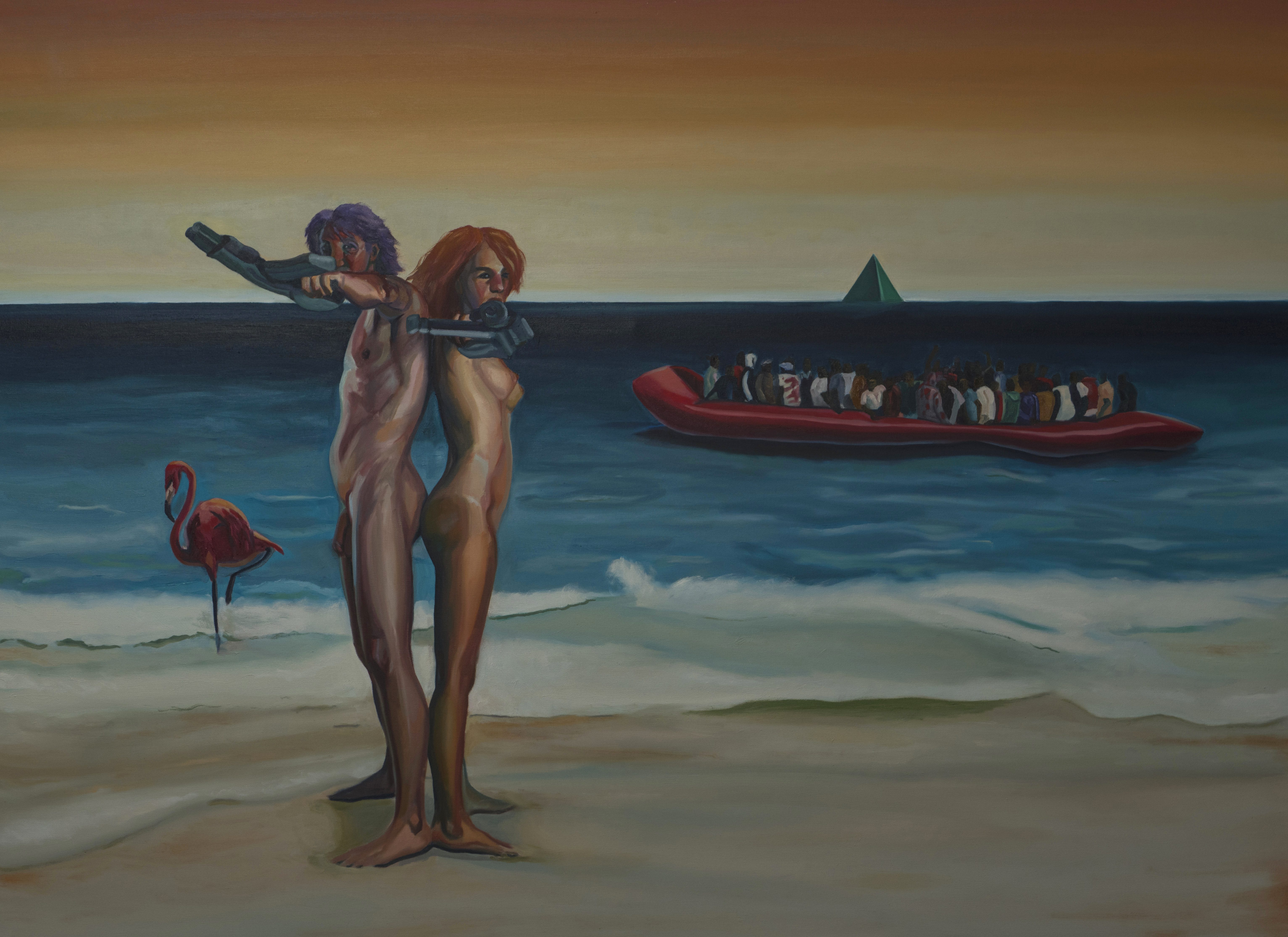 Refugees in Red Boat