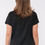 Thumbnail: Ren Fitted Two Pocket Scrub Top Midnight Black