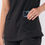 Thumbnail: Ren Fitted Two Pocket Scrub Top Midnight Black