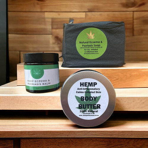 Hemp Eczema Care Pack Hemp Skincare NZ