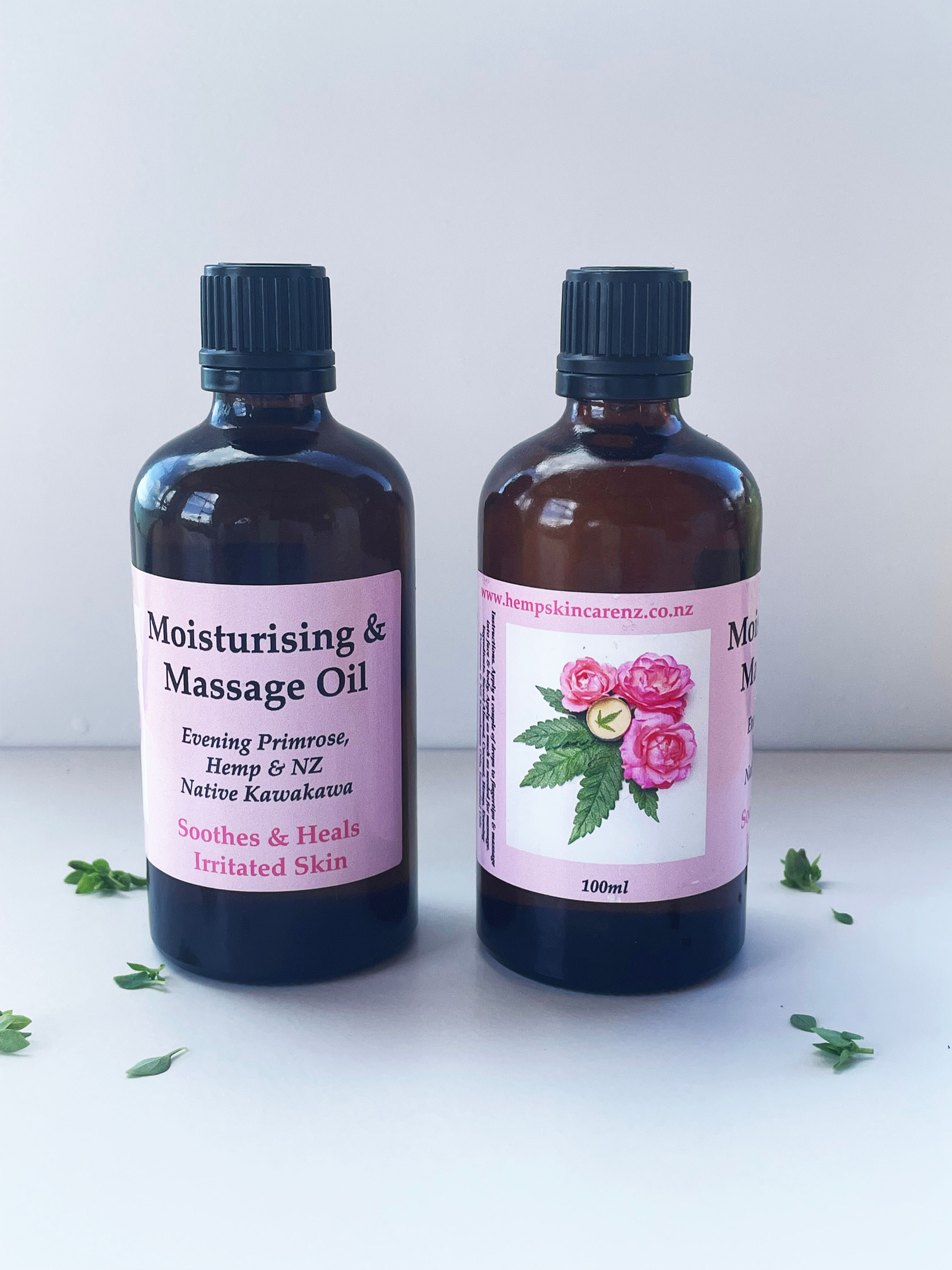 Hemp, Evening Primrose & Kawakawa Massage & Moisturising Oil