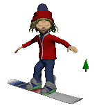 Skiing in the trees