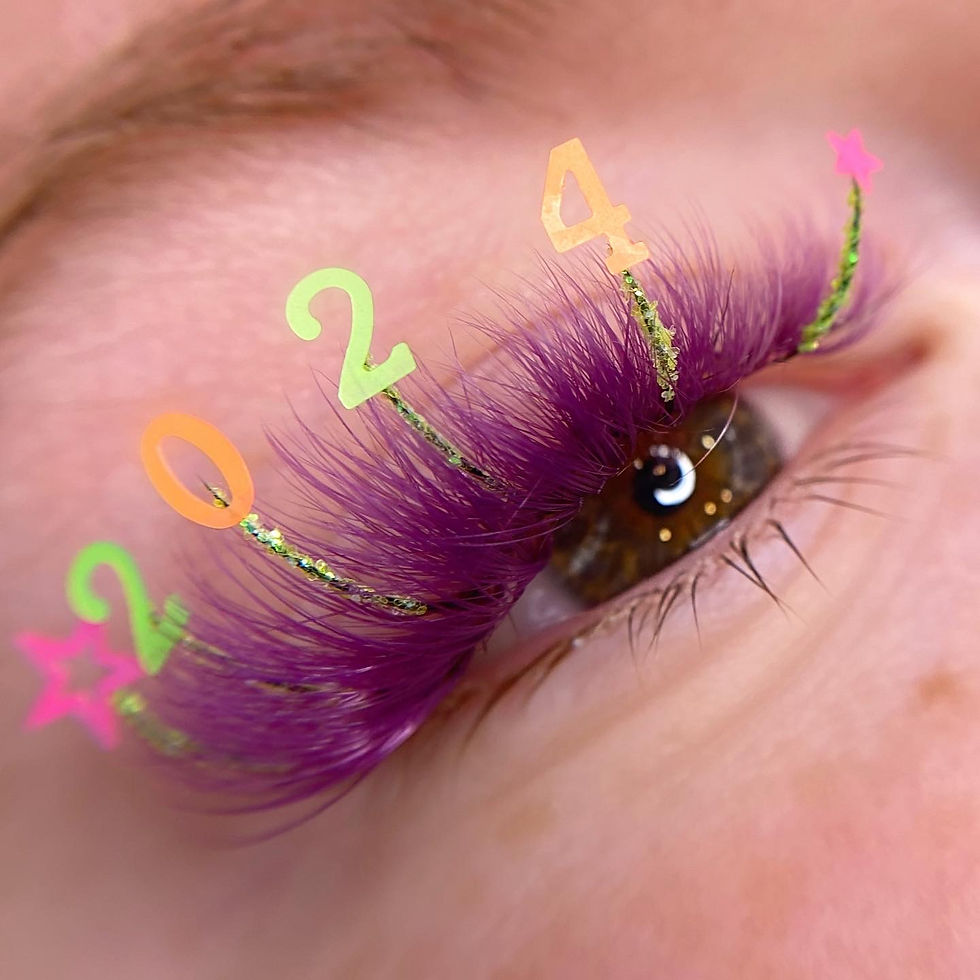 Thumbnail: UV green & Yellow Glitter spikes